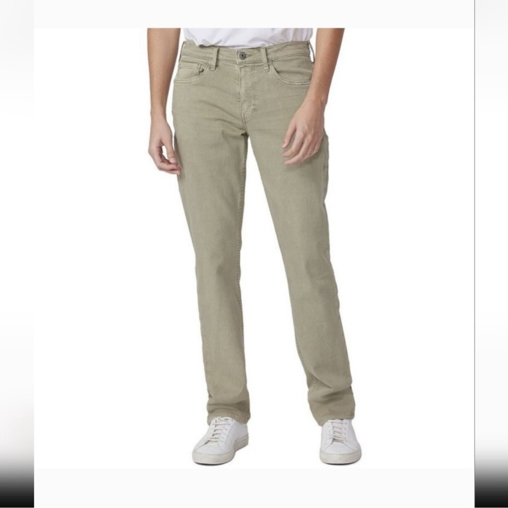 PAIGE Men's Slim Straight Khaki Jeans